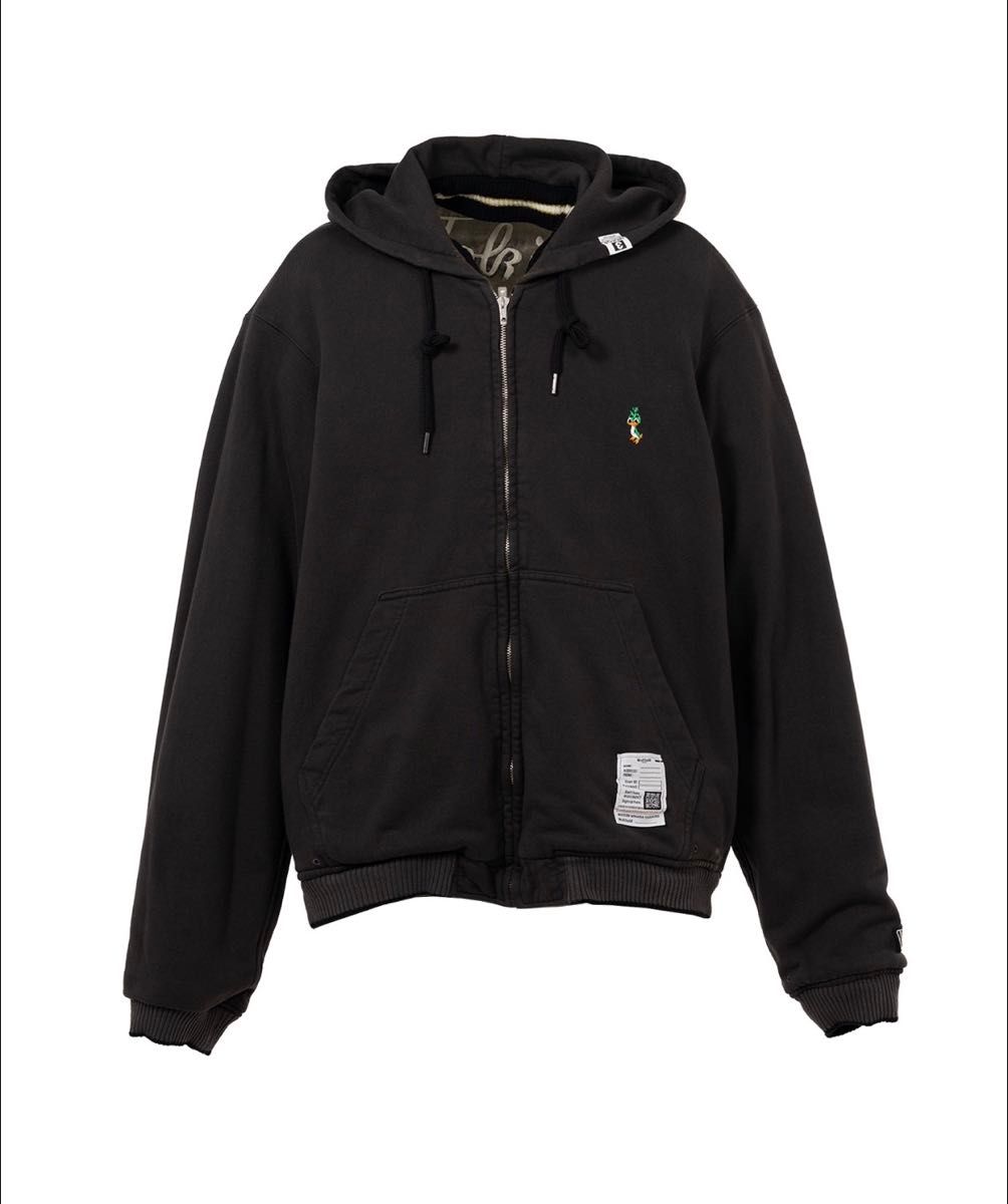 Maison Mihara Yasuhiro AW2025 Reversible Hoodie Layered Souvenir Jacket, Eagle Embroidery, Black, Size 46, New with Tags, view 3