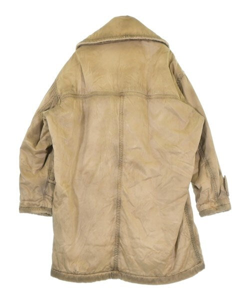 Maison Mihara Yasuhiro Faded Padded Double-Breasted Coat, Washed Beige, Size 46, view 2