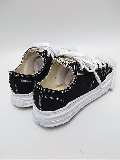 Maison Mihara Yasuhiro Hank Low OG Sole Canvas Sneakers A05FW702, Black, EU 43, view 5