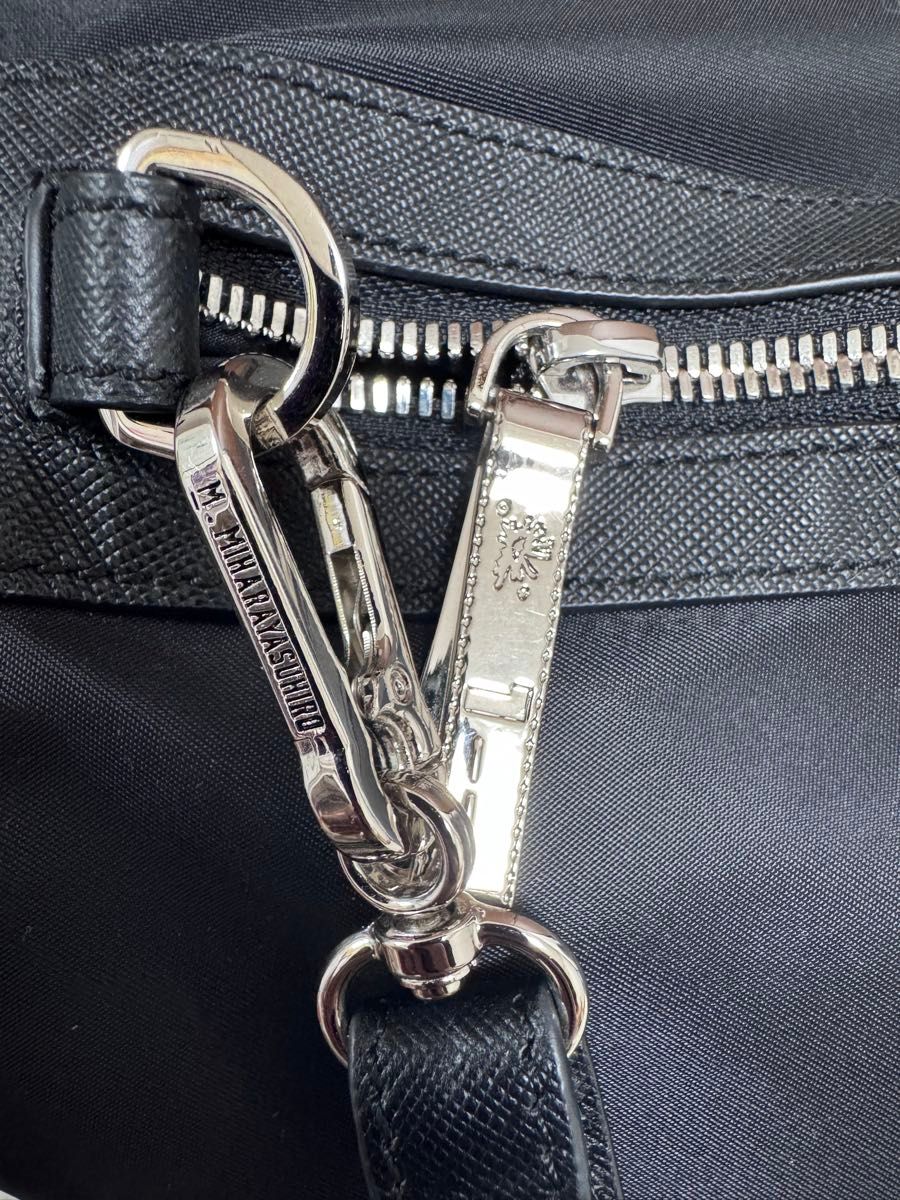 Maison Mihara Yasuhiro SS2025 Dolls Bear Extra Big Bag, Black Nylon, Unisex, As New with Tags, view 5