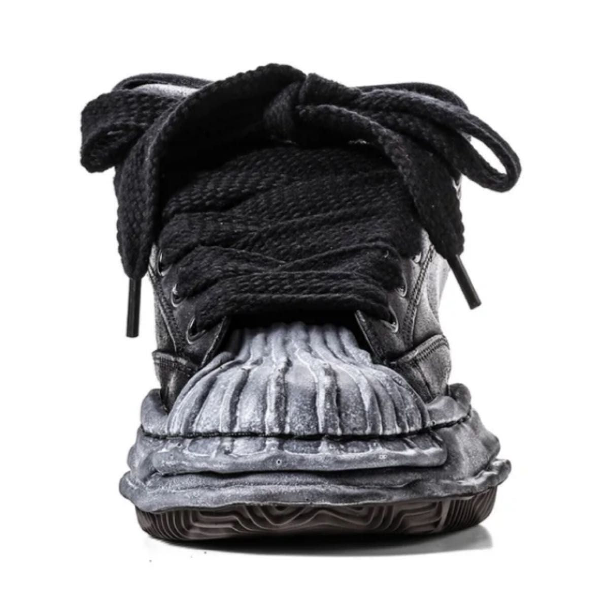 Maison Mihara Yasuhiro SS2026 Blakey OG Sole Brushed Low Sneakers, Black/Black, EU 42 / JP 26.5 cm, New, view 4