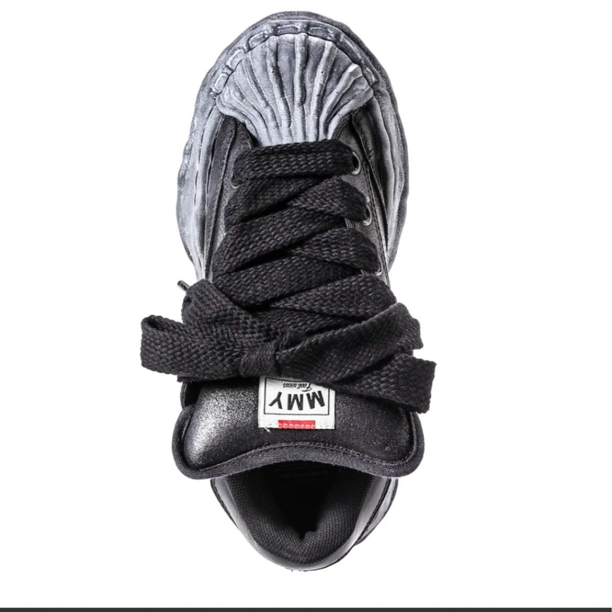 Maison Mihara Yasuhiro SS2026 Blakey OG Sole Brushed Low Sneakers, Black/Black, EU 42 / JP 26.5 cm, New, view 6