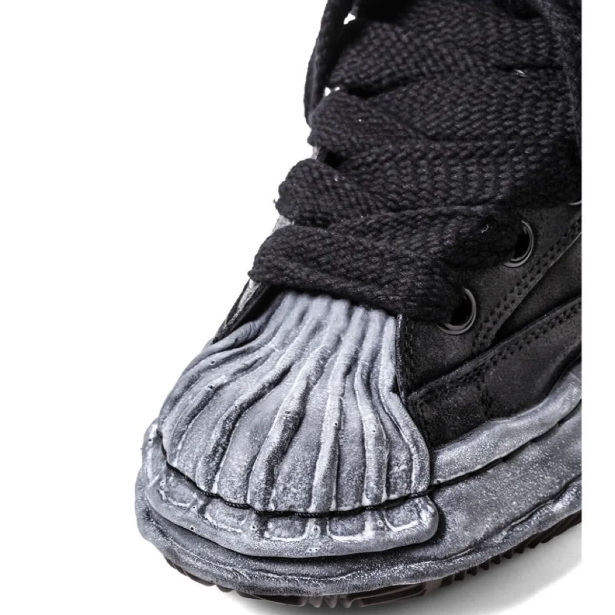 Maison Mihara Yasuhiro SS2026 Blakey OG Sole Brushed Low Sneakers, Black/Black, EU 42 / JP 26.5 cm, New, view 9