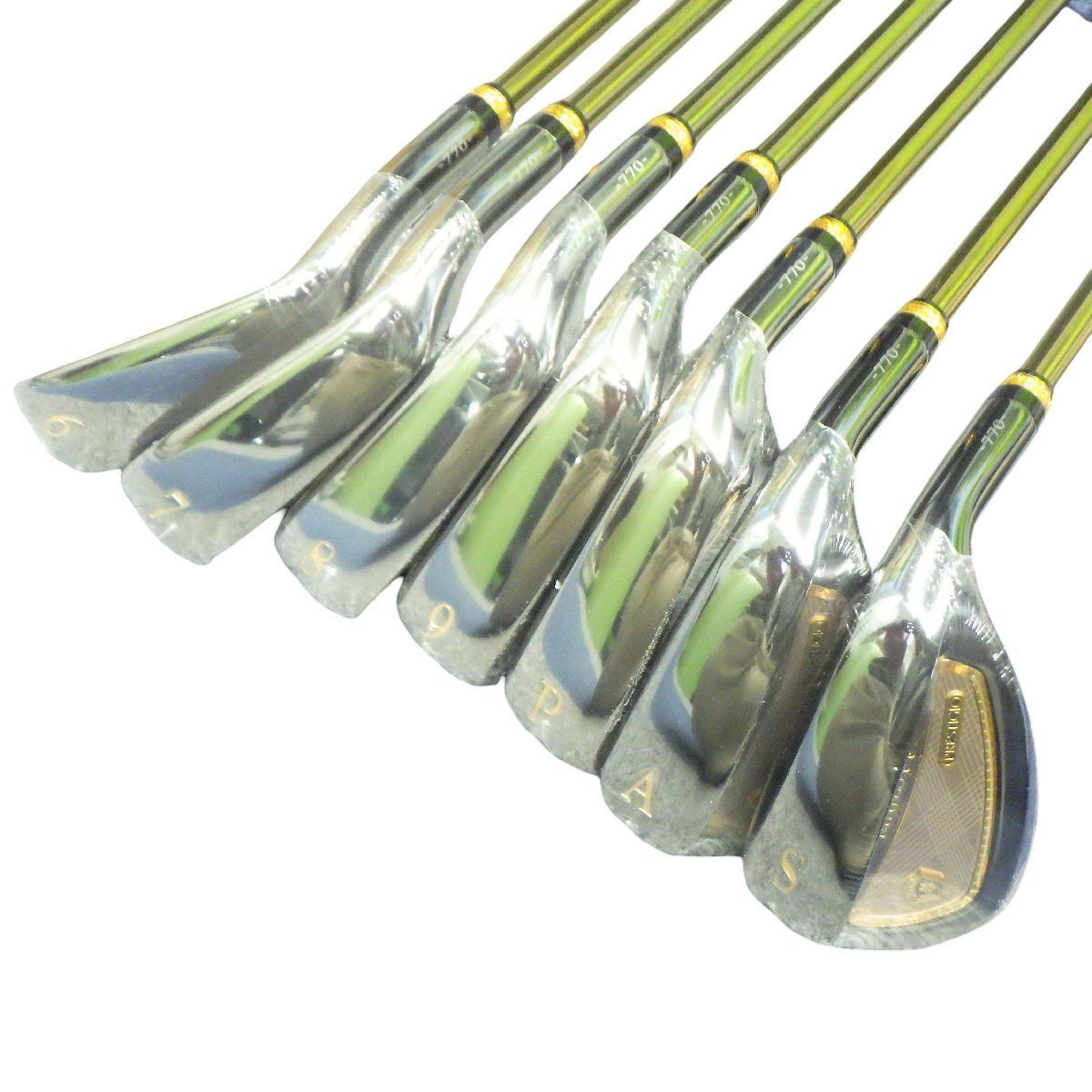 Majesty Prestigio 14 iron set 6–SW, LV-770 regular flex, unused – club heads in factory wrap