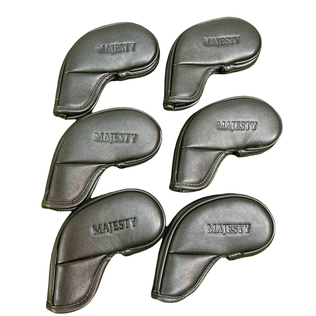 Majesty Sublime 2023 iron set 7–SW, LV-930 regular flex – head covers, MAJESTY embossed side