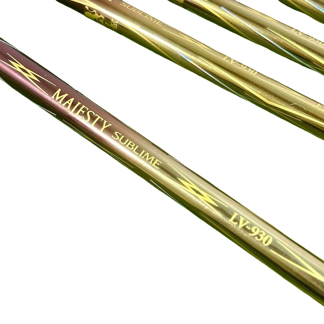 Majesty Sublime 2023 iron set 7–SW, LV-930 regular flex – Majesty Sublime LV-930 shaft lettering