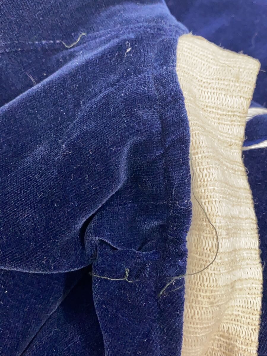 Mid-Century Navy Velveteen Souvenir Jacket, White Eagle and Japan Script, Dragon Sleeves, Ivory Satin Reverse, view 7