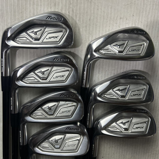 Mizuno JPX Forged Iron Set, 5 to 9 plus PW and GW, 7 Clubs, Stiff-Regular Flex, Left-Handed, view 1
