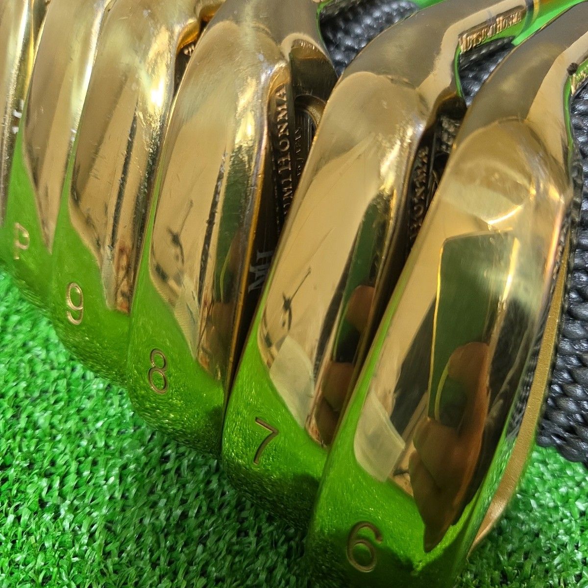 Mutsumi Honma MH-608 Hōō Iron Set, 6 to 9 plus PW, AW and SW, 7 Clubs, Stiff-Regular Flex, view 8