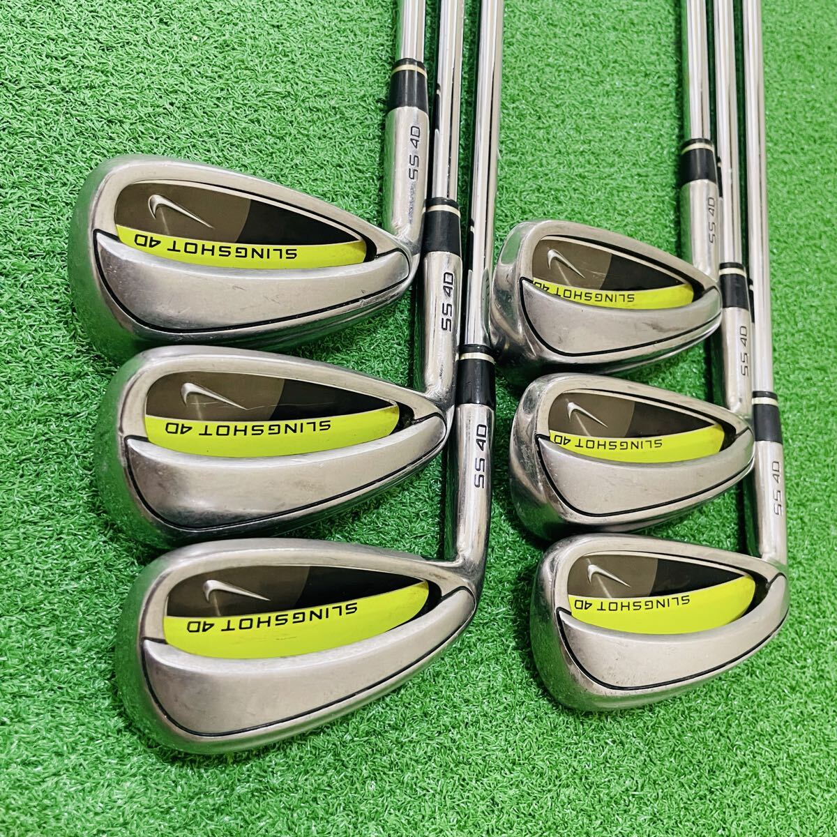 Nike Slingshot 4D Iron Set, 5 to 9 plus PW, 6 Clubs, Speed Step SL steel Regular Flex, Left-Handed, view 1