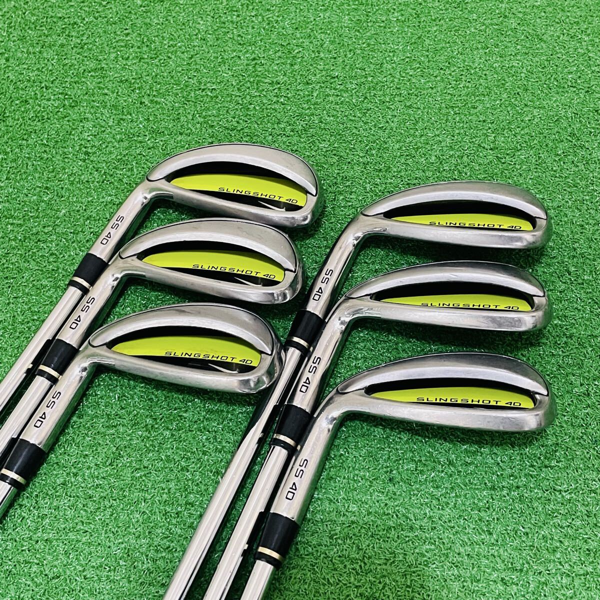 Nike Slingshot 4D Iron Set, 5 to 9 plus PW, 6 Clubs, Speed Step SL steel Regular Flex, Left-Handed, view 2