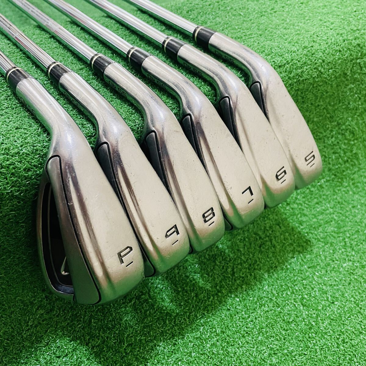 Nike Slingshot 4D Iron Set, 5 to 9 plus PW, 6 Clubs, Speed Step SL steel Regular Flex, Left-Handed, view 5