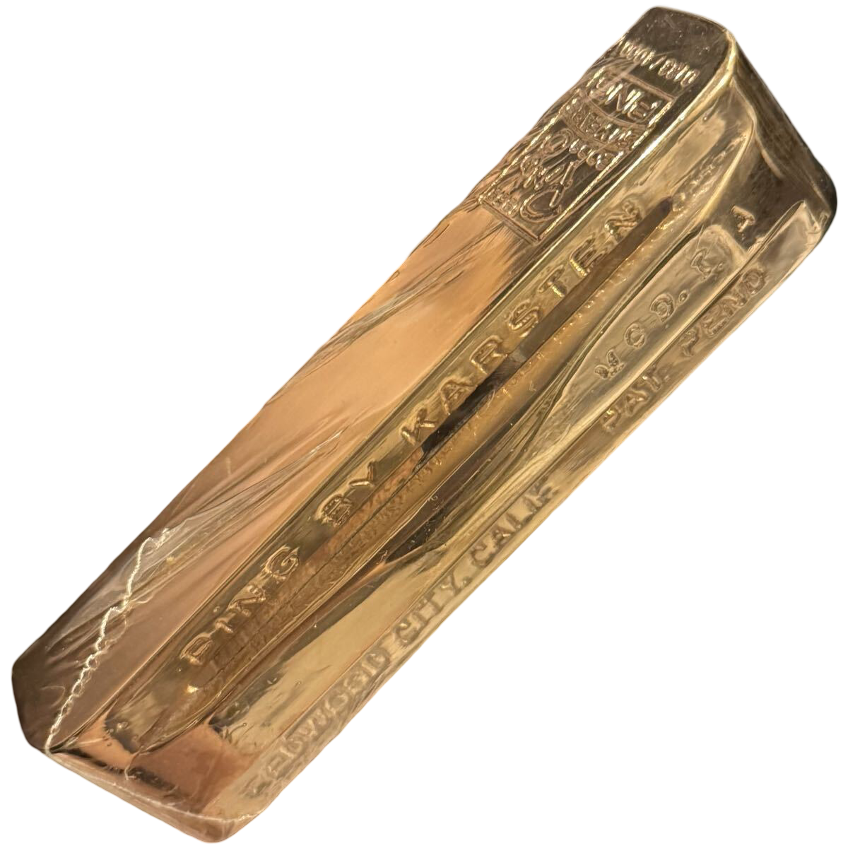 PING 1-A 50th Anniversary gold putter No. 0183 of 1,000 – gold head engraving, Ping by Karsten