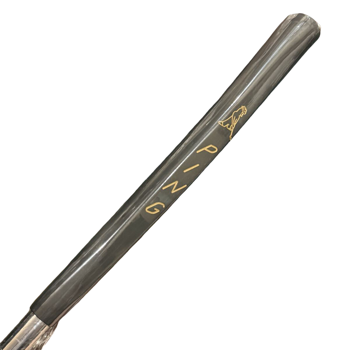 PING 1-A 50th Anniversary gold putter No. 0183 of 1,000 – shaft with PING lettering