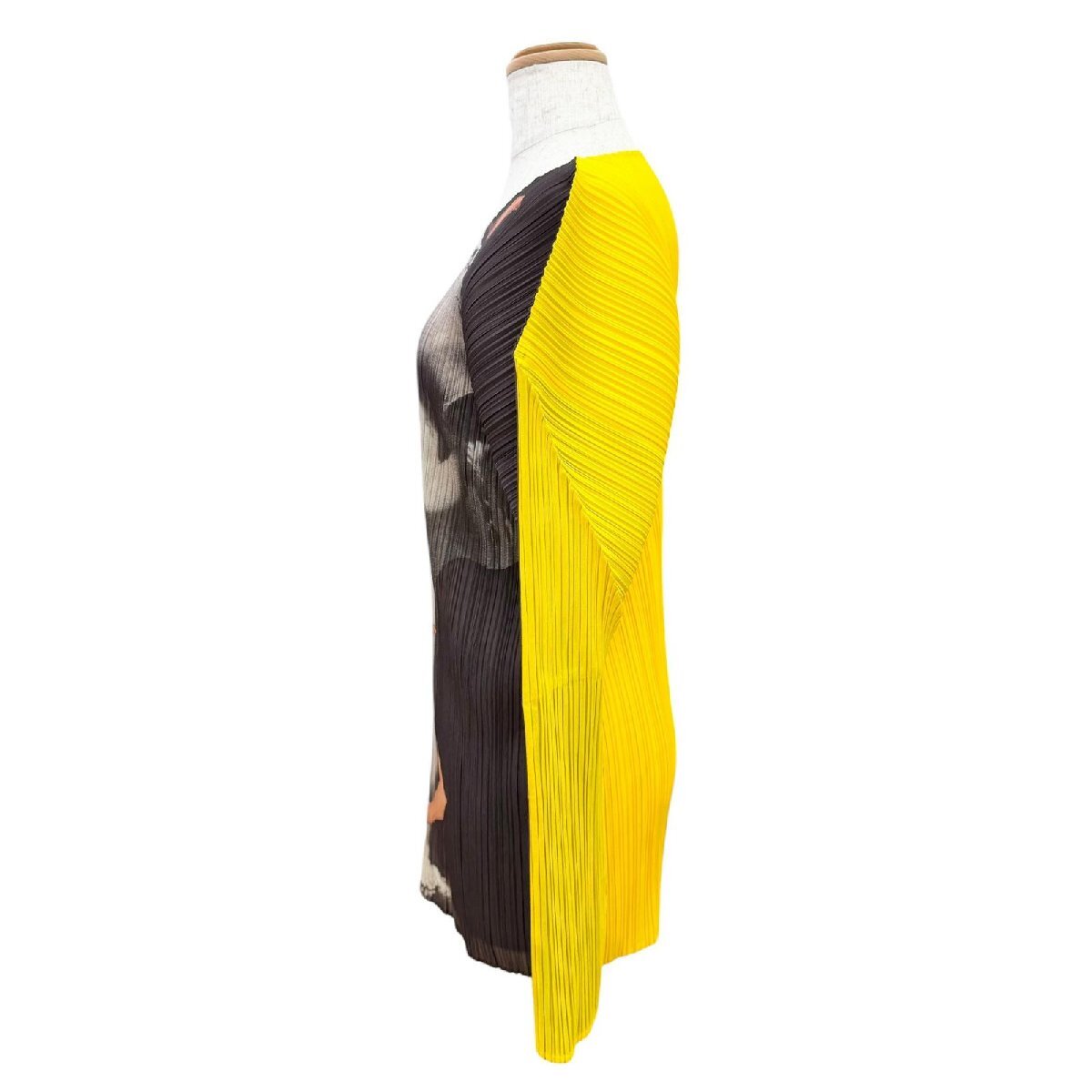Pleats Please Issey Miyake AW1996 Guest Artist Series No.1 Yasumasa Morimura Pleated Top, Size 3, view 3