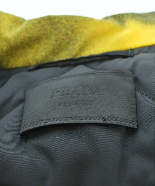 Prada 2022 Belted Nylon Field Jacket SGC091, Fox, Dandelion and Light Bulb Print, Yellow and Black, Size L, view 8