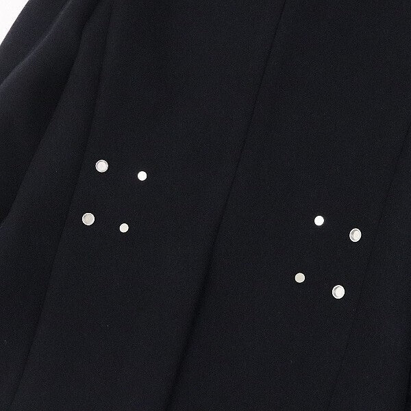 Raf Simons AW2010 Double-Breasted Pea Coat, Scattered Snap Fastening, Navy Wool Melton, Size 44, view 3