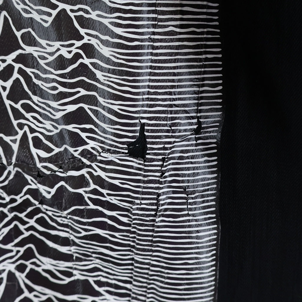 Raf Simons SS2018 181-723 Oversized Denim Jacket, Joy Division Unknown Pleasures & Substance, Black, Size S, view 6
