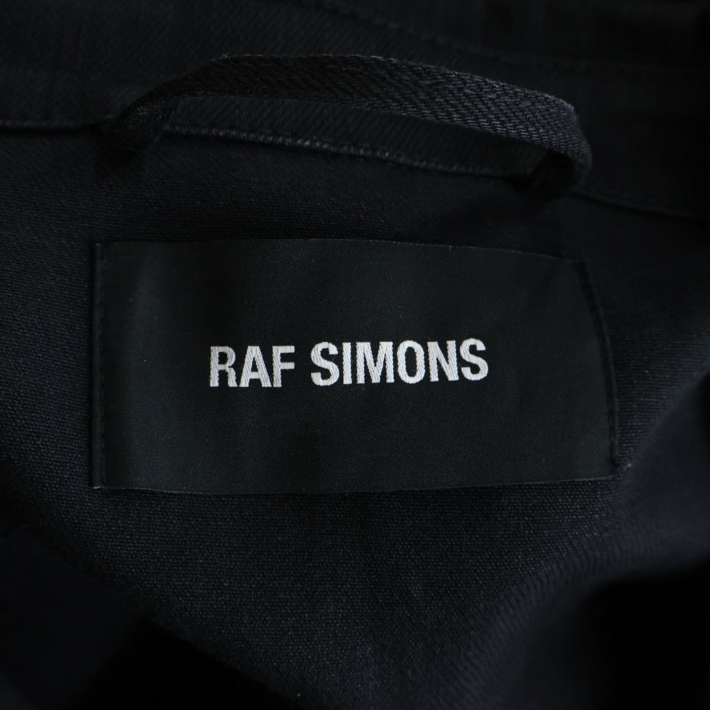 Raf Simons SS2018 181-723 Oversized Denim Jacket, Joy Division Unknown Pleasures & Substance, Black, Size S, view 7