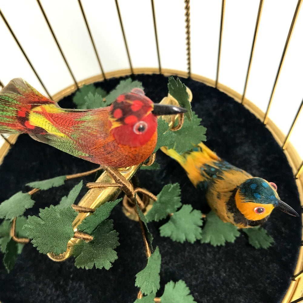Reuge Volière de la Cour Singing Birds Automaton Cage, Gilt, Ref. AXO.90.7005.002, Box and Guarantee, view 7