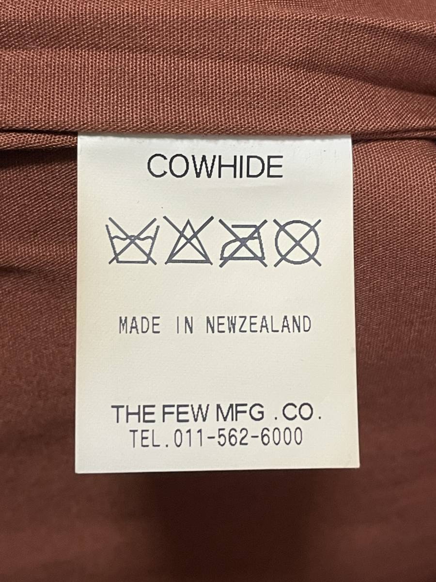 The Few Type A-2 Perry Sportswear 42-16175-P Reproduction, Russet Cowhide, 10th Anniversary Zero Booklet, Size 36, view 6