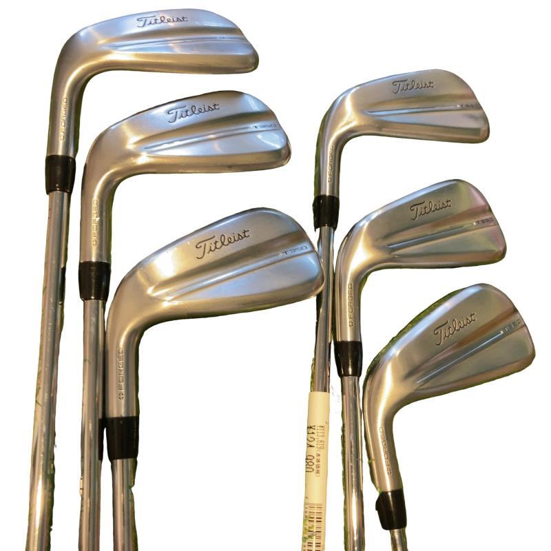 Titleist T350 (2025) Iron Set, 6 to 9 plus PW and 48°, 6 Clubs, Dynamic Gold 95 S200 Stiff Flex, Left-Handed, view 1