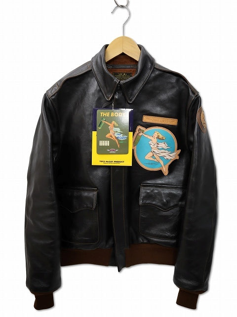 Toys McCoy 2025AW Type A-2 'The Body' TMJ2517, Rough Wear Reproduction, Horsehide, Okamoto Back Art, Size 40, view 2