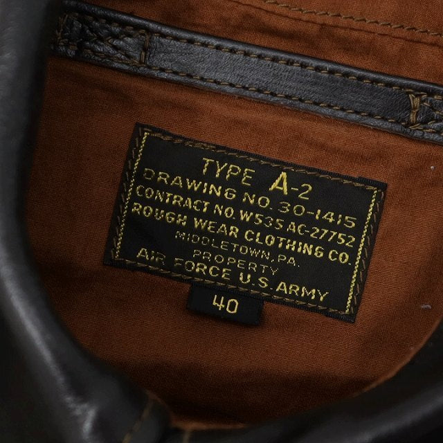 Toys McCoy 2025AW Type A-2 'The Body' TMJ2517, Rough Wear Reproduction, Horsehide, Okamoto Back Art, Size 40, view 5
