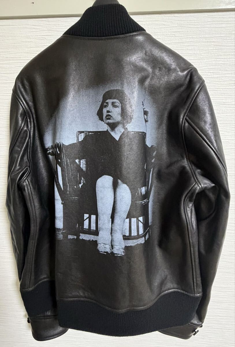 Undercover AW2026 Cindy Sherman Untitled Film Still Lambskin Blouson UC2F4201, Silk Lined, Black, Size 4, New with Tags, view 2