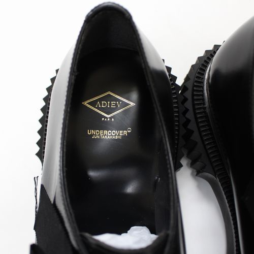 Undercover x Adieu Type 222 AW2025 Ribbon Leather Loafers UC2E4F03, Black, EU 43, with Box, view 5