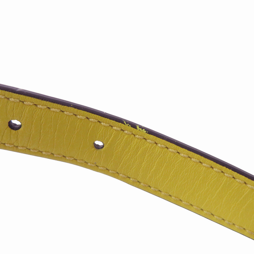 Valentino Garavani Rockstud Spike Belt Bag, Yellow Leather with White Studs, view 8