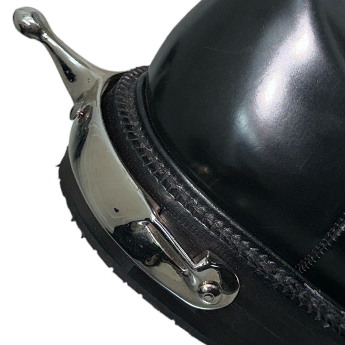 Vetements x Church's Shannon Boot V with Steel Spurs, Polished Binder Calf, Black, Size 7, Made in England, view 6