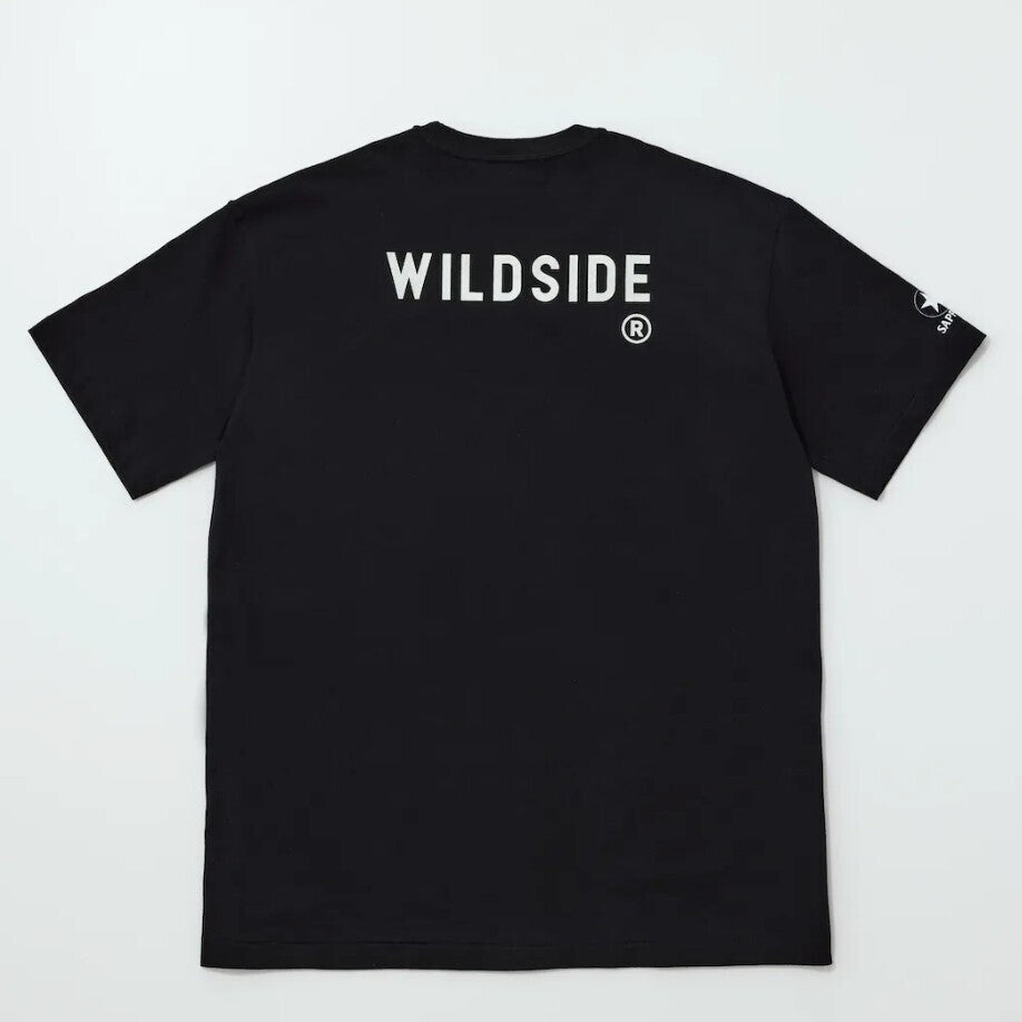 WILDSIDE Yohji Yamamoto x Sapporo Black Label Bijinga Tee by Suzume Uchida, Purple Print, Size L, Sealed, view 2