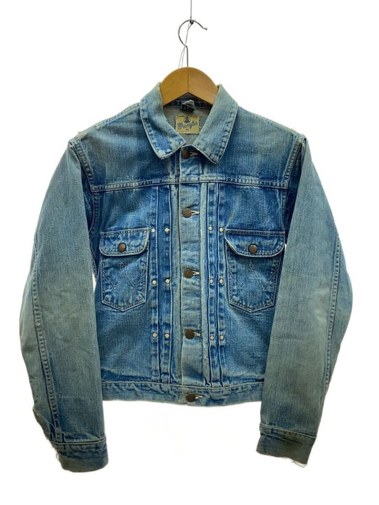 Wrangler 111MJ Denim Jacket, Early 1950s First Type, Blue Bell Sanforized Label, Chain-Stitched Name, Size 36, view 1