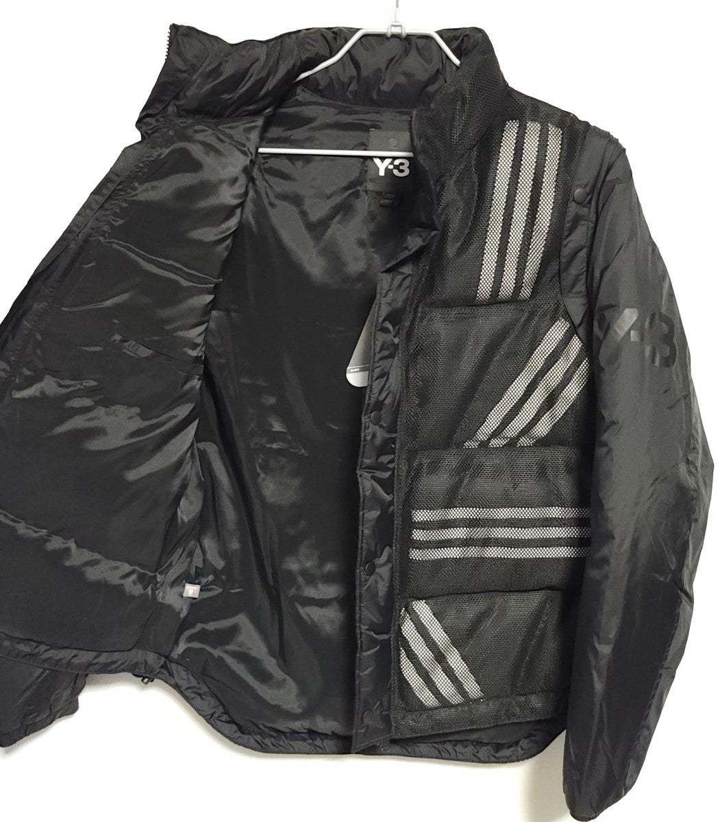 Y-3 AW2014 Five-Way Convertible PrimaLoft Puffer Jacket, Removable Sleeves and Gloves, Black, Size M, New with Tags, view 5