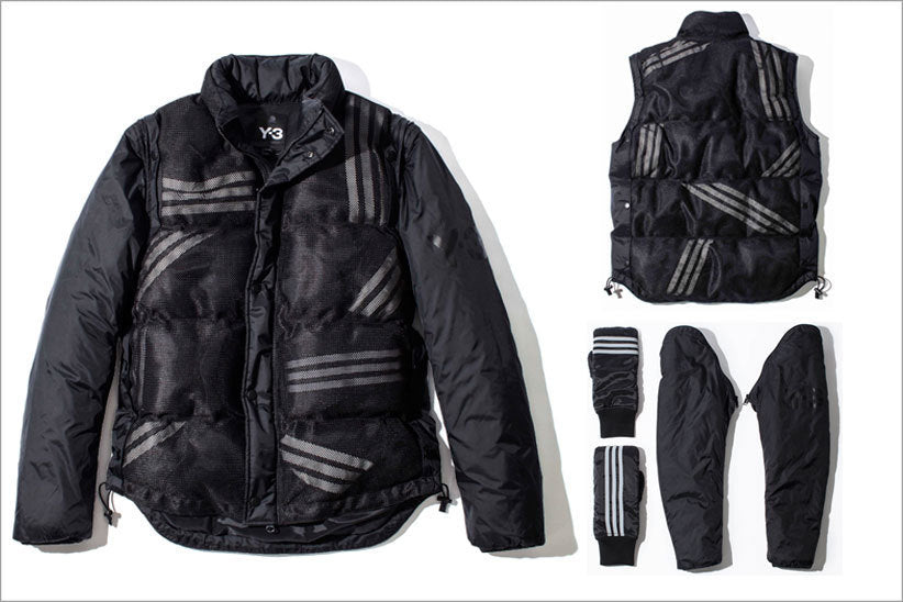 Y-3 AW2014 Five-Way Convertible PrimaLoft Puffer Jacket, Removable Sleeves and Gloves, Black, Size M, New with Tags, view 7