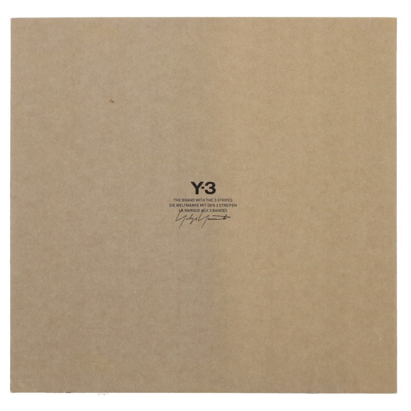 Y-3 Gendo Pro Model IG2934 Zip-Front Leather Sneakers on Cut-Out Platform Sole, Black, 28 cm, Boxed, view 5
