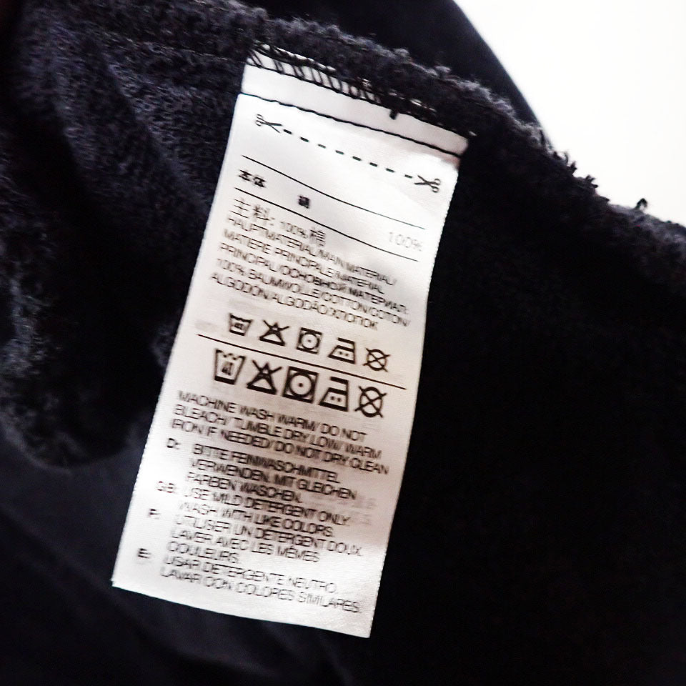 Y-3 Hooded Bathrobe with Back Logo, Cotton Terry Velour, Black, Size S, view 8