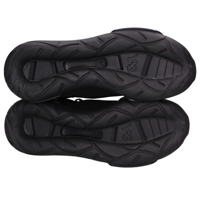 Y-3 Qasa Boot BB4803 High-Top Sneaker Boots, Elastic Strap and Side Zip, Black, 26.5 cm, Boxed, view 4