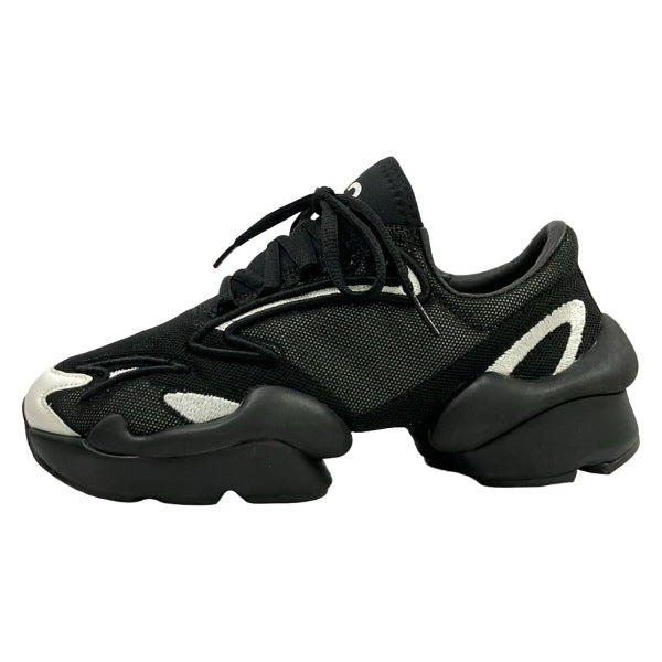 Y-3 Yohji Yamamoto Sculpted-Sole Runner Sneakers, Article EH1467, Black and White, Women's 23 cm, with Box, view 1