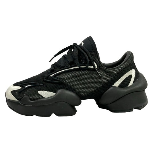 Y-3 Yohji Yamamoto Sculpted-Sole Runner Sneakers, Article EH1467, Black and White, Women's 23 cm, with Box, view 1