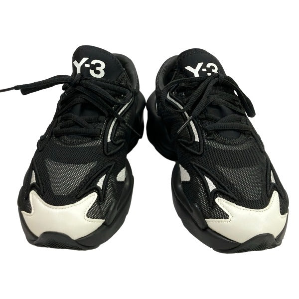 Y-3 Yohji Yamamoto Sculpted-Sole Runner Sneakers, Article EH1467, Black and White, Women's 23 cm, with Box, view 2