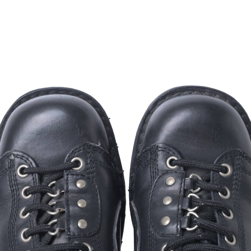 Yohji Yamamoto AW1998 Tyre Sole Monkey Boots, Black Leather Lace-to-Toe, Size 41, view 6