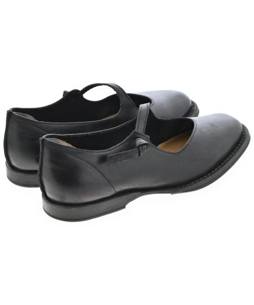 Yohji Yamamoto Leather Mary Jane Flats with Knotted Strap, Black, EU 35, view 3