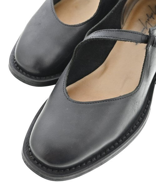 Yohji Yamamoto Leather Mary Jane Flats with Knotted Strap, Black, EU 35, view 5