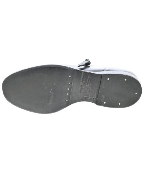Yohji Yamamoto Leather Mary Jane Flats with Knotted Strap, Black, EU 35, view 6
