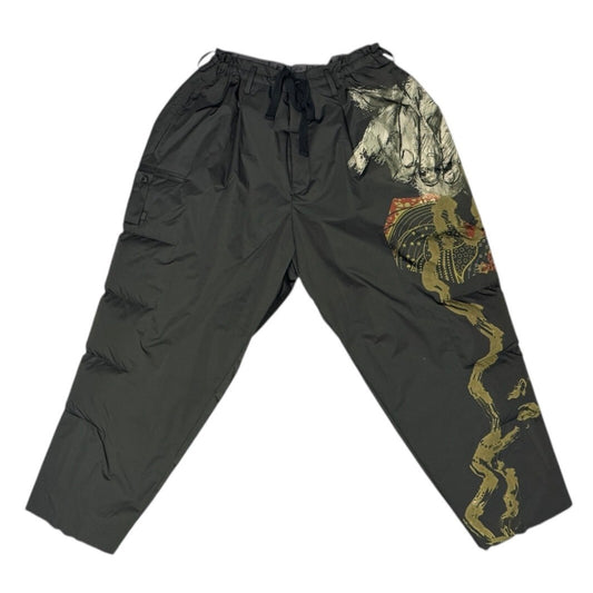 Yohji Yamamoto Pour Homme AW2025 Look 19 Knee Tab Padded Printed Pants HL-P48-921, Reversible, Size 2, view 1