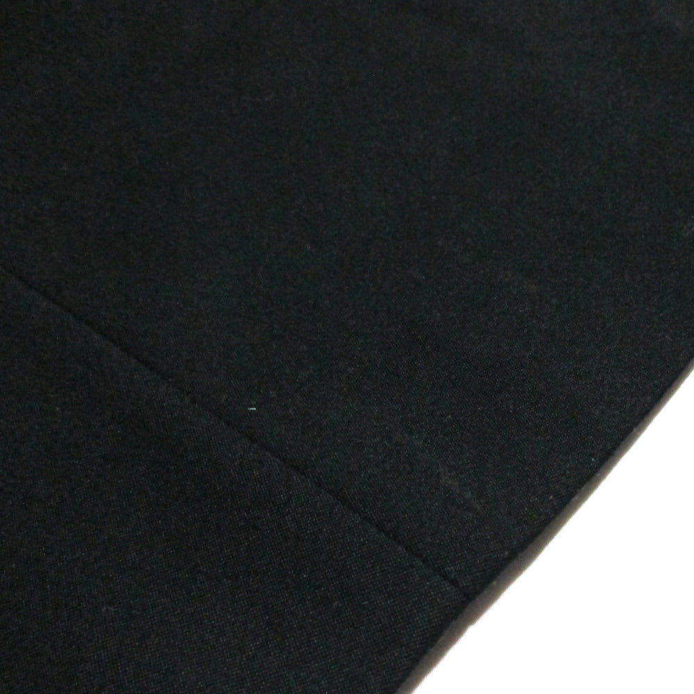 Yohji Yamamoto Pour Homme Leather Tongue Belt Tuxedo Coat, Black Wool Gabardine Shawl Collar, Size 5, view 5