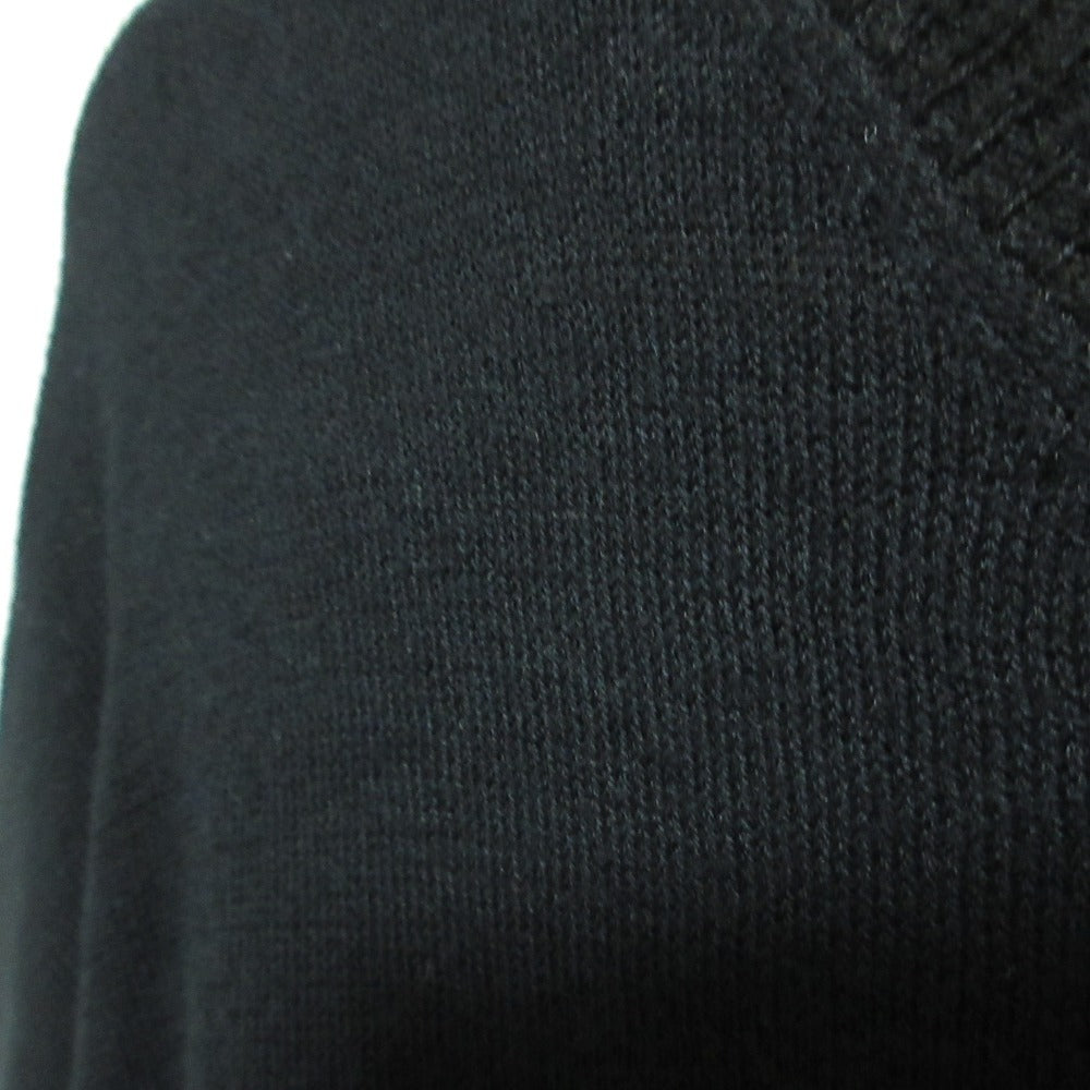 Yohji Yamamoto Pour Homme Namu Calligraphy Jacquard Sweater HW-K19-099, Red, White and Black Cotton Knit, Size 3, view 8
