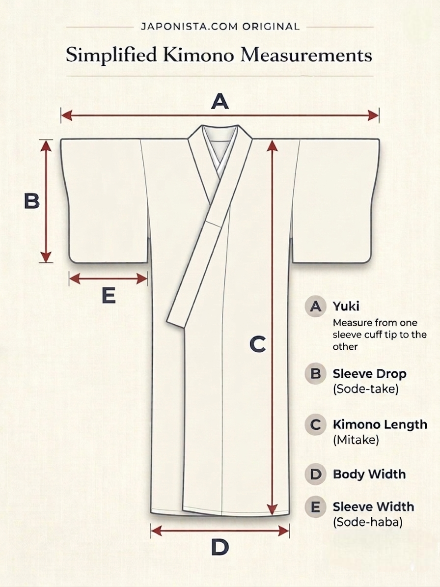 Kimono Remake, Aloha Shirts & Upcycled Garments japonista.com simplified kimono measurement system guide v4